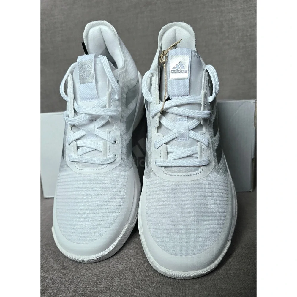 Adidas Crazyflight Indoor Court Shoes Volleyball Boost‎ White Silver NEW SZ 5.5